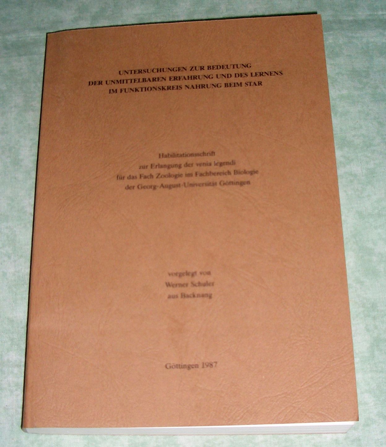 Untersuchungen Erfahrung Star